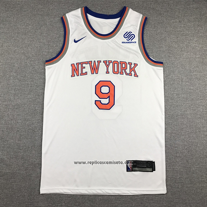 Camiseta New York Knicks RJ Barrett #9 Association 2019-20 Blanco